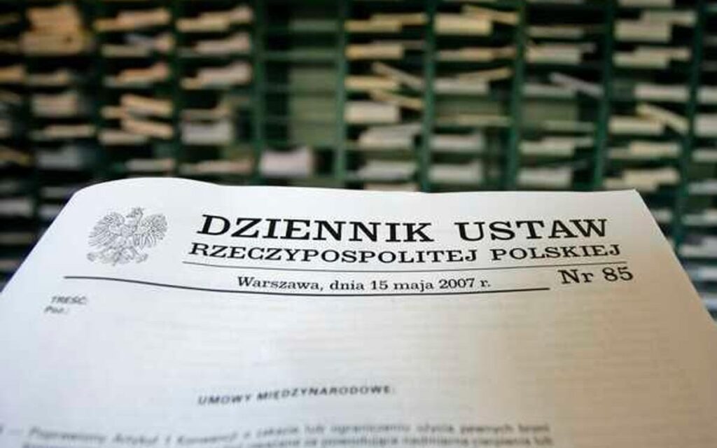 Dziennik Ustaw, źródło: rp.pl