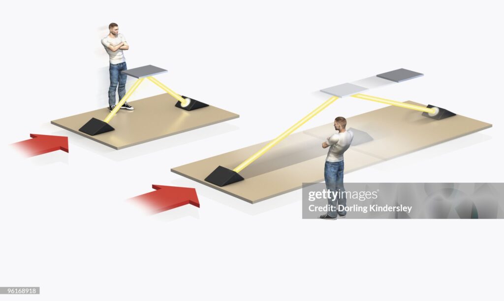 przykładowa ilustracja obrazująca zegar świetlny