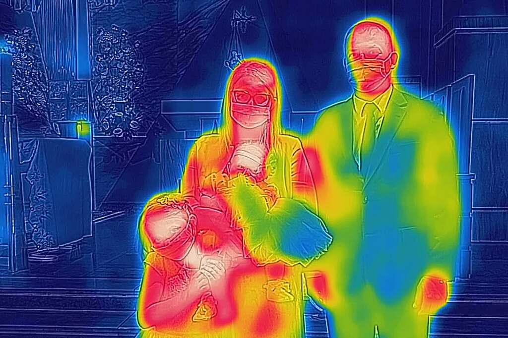 Wizualizacja widoku z kamery termowizyjnej